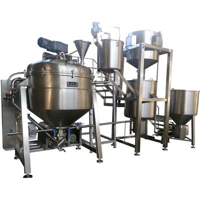 Cream filling and Gel Vacuum mixer Homogenizer