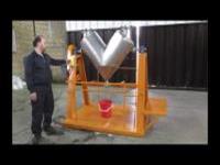 فیلم دستگاه میکسر پودری V-blender